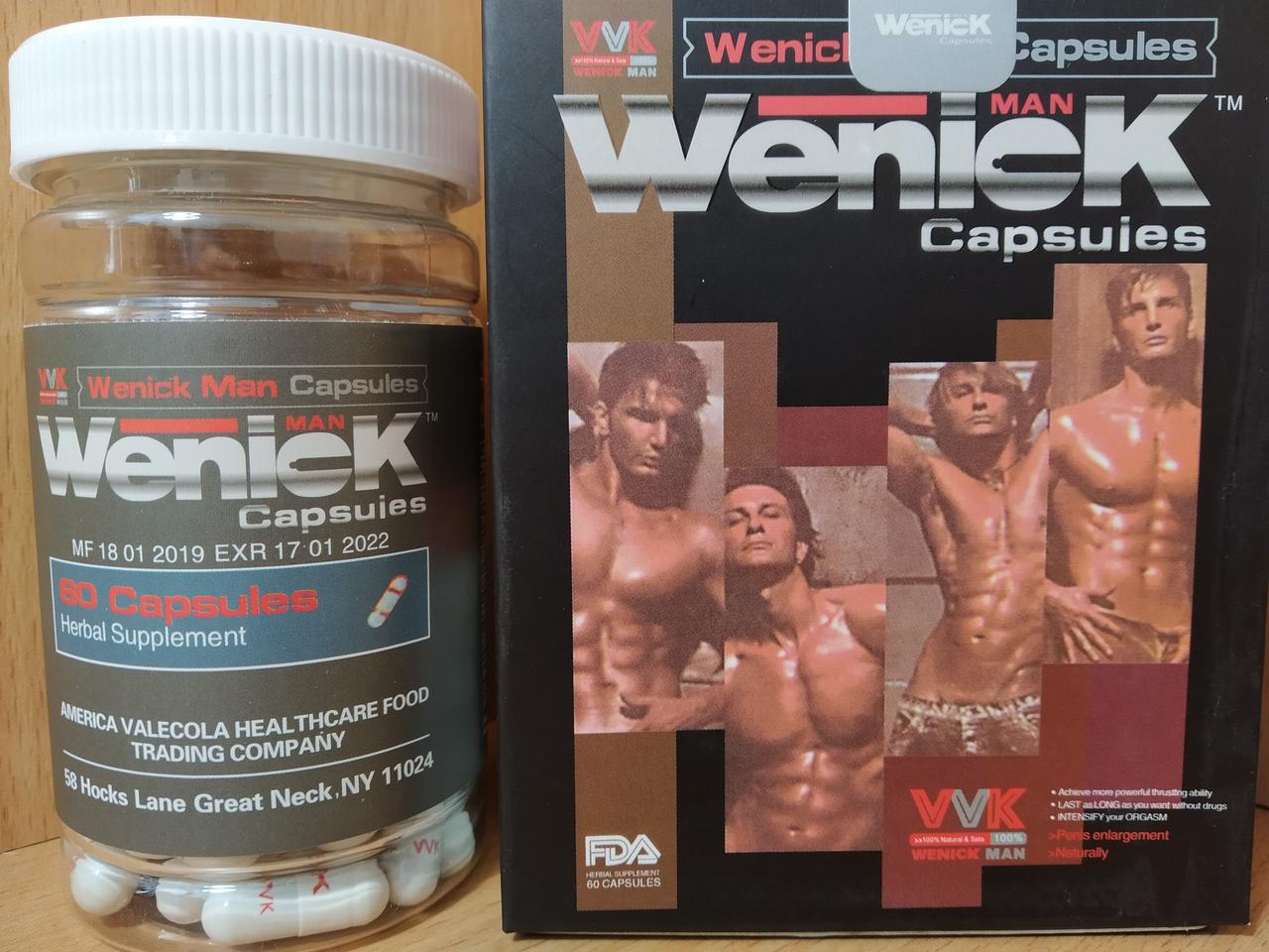 Капсули для підвищення потенції WeniCk 60 шт