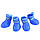 Непромокаемые резиновые сапоги для собак, синий, резиновая обувь для собак мелких, средних, крупных пород, фото 3