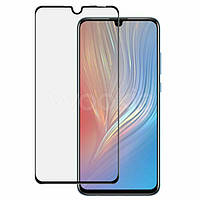 Захисне скло для Huawei P30 Lite Huawei Nova 4e Хуавей (MAR-LX1M) клеїться всією поверхнею чорний 2.5D