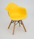 Стілець дитячий Leon Eames kids, жовтий, фото 2