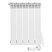 Електричний радіатор Flyme Elite 5 секцій, 650 Вт, ліве підключення, фото 8