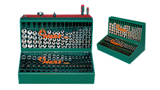 Полиця з торцевими головками HANS 46128M 125шт