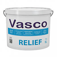 Vasco Relief структурная акриловая краска Васко Релиф 9л