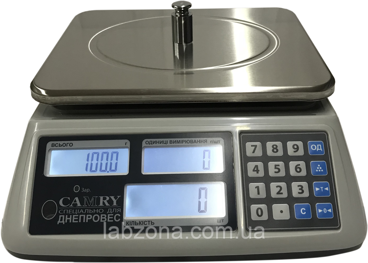 Весы счетные Днепровес ВТД-CСЧ на 3,6,15 и 30 кг