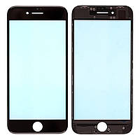 Скло дисплея iPhone 8, з рамкою та плівкою OCA, Original, Black