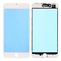 Скло дисплея iPhone 8 Plus, з рамкою та плівкою OCA, Original, White