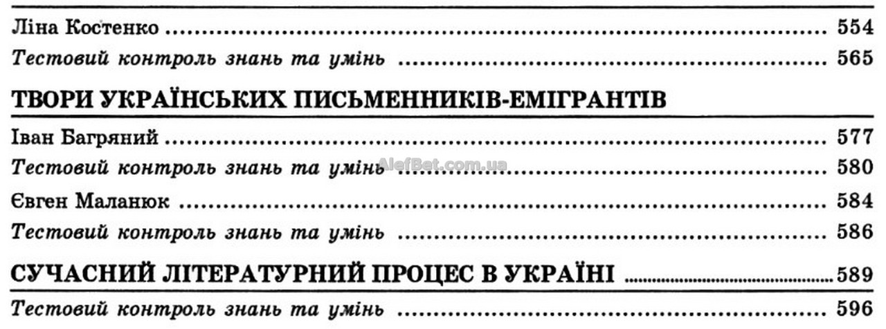 ЗНО 2024. Українська мова та лiтература. Довідник + тести. Курилiна. Абетка - фото 3 - id-p610194033