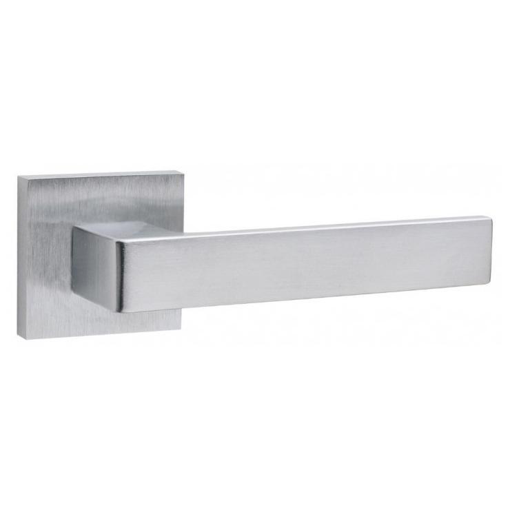 Дверна ручка на розетці Fimet 168 Ice H5 F05 Хром матовий