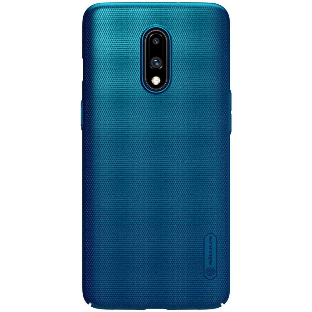 Nillkin Oneplus 7 Super Frosted Blue Shield Чохол Накладка Бампер