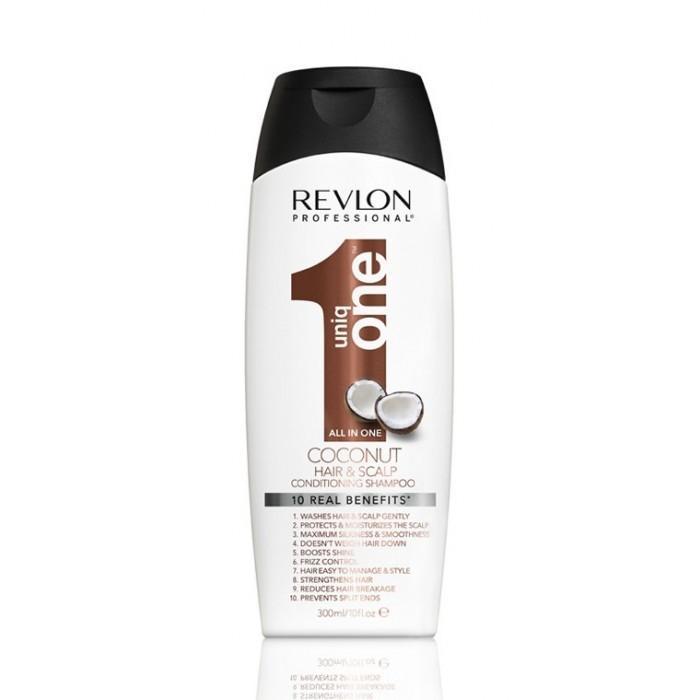 Шампунь-кондиціонер з ароматом кокоса Revlon Professional Uniq One Conditioning Shampoo 300 мл