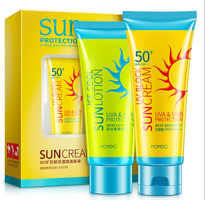 Сонцезахисний набір Rorec Sun Screen Sunprise 50 SPF/PA+++ (М'ята коробка)