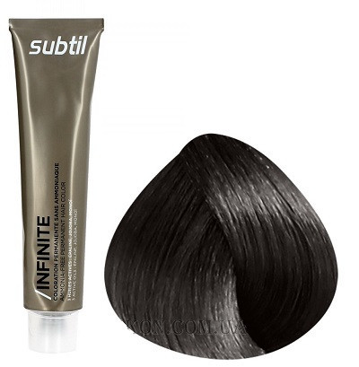 Стійка безаміачна фарба для волосся DUCASTEL Subtil Infinite 60 мл 5.00 - Інтенсивний світлий шатен