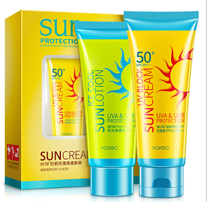 Сонцезахисний набір Rorec Sun Screen Sunprise 50 SPF/PA+++ (м'ята коробка)