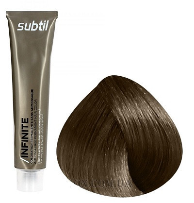 Стійка безаміачна фарба для волосся DUCASTEL Subtil Infinite 60 мл 6.72 - Темний блондин коричнево-ірисовий