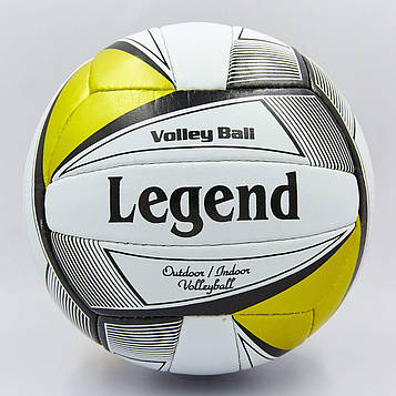 М'яч волейбольний PU LEGEND (PU, №5, 3 шари, зшитий вручну)