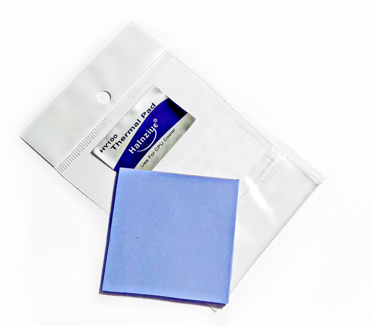 Термопрокладка HC74 3,5мм 50х50 Halnziye синяя термо прокладка термоинтерфейс для ноутбука - фото 1 - id-p787354283
