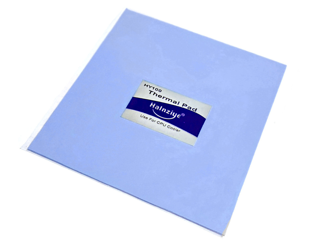 Термопрокладка HC40 2,0 мм 100 x 100 Halnziye синя термо прокладка термоінтерфейс для ноутбука, фото 1