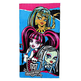 Рушник Monster High для дівчинки, розмір 73х135 см