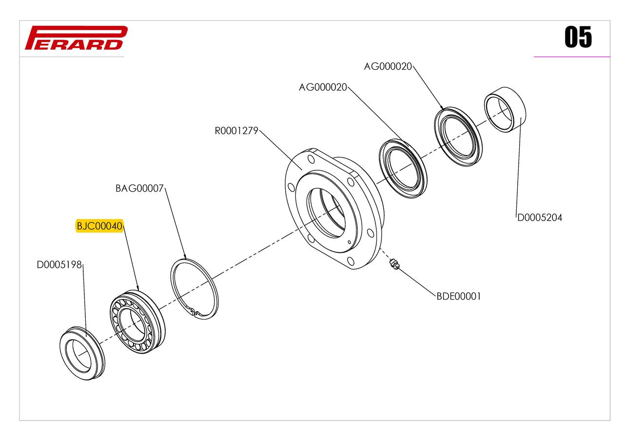 Підшипник BJC00040 PERARD