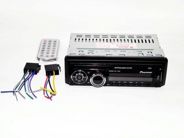 Автомагнітола 1092 Знімна панель Usb+Sd+Fm+Aux+ пульт