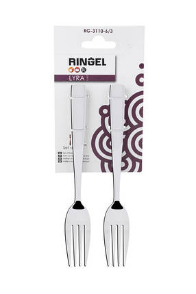 Набір столових виделок RINGEL Lyra 6 предметів RG-3110-6/3, фото 1