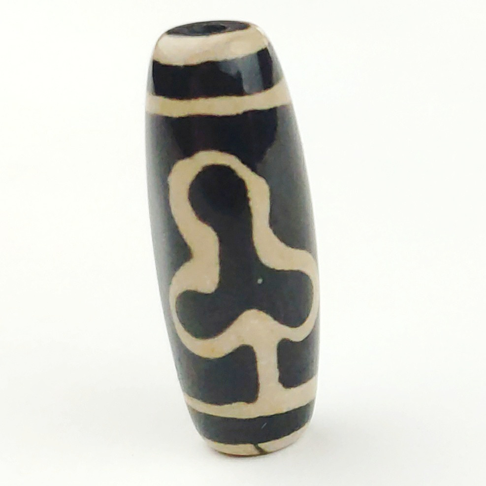 Намистина Бодхи Дзі 3 см чорна (C0553)