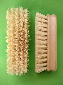 Щітка для взуття та одягу біла 12*4 см якість