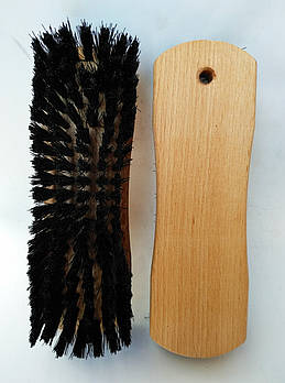 Щітка для взуття та одягу чорна 16*5 см якість