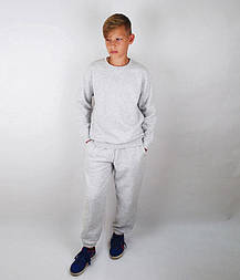 Дитячий спортивний костюм унісекс Fruit of the Loom, бавовна 94 Сіро-Ліловий, 116