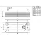 Теплообмінник пластинчастий 17B1901000 на 10 пластин для котлів Ariston Uno, Beretta, Elexia, Fondital, Viessman, фото 2