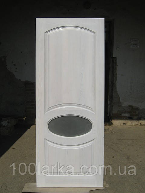 Двери межкомнатные из ясеня (овал) - фото 1 - id-p1190028