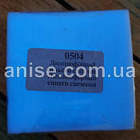 Полімерна глина Пластишка, No0504 синій люмінофорний, фосфоресцентний 75 г/Полімерна глина Пластівка No0504