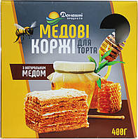 Коржі Домашні продукти 400г Медові