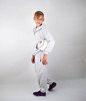 Теплый детский спортивный костюм 94 Серо-Лиловый, 116
