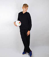 Спортивный костюм для мальчика с начесом 36 Черный, 128