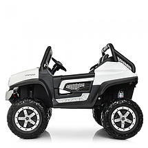 Дитячий електромобіль двомісний джип Mercedes Unimog M 4133EBLR-1 (MP3, SD, USB, мотори 4x35W, ак.12V14A), фото 6
