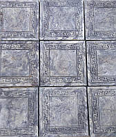 Тротуарная плитка "Готика" Мрамор классический черно-белый