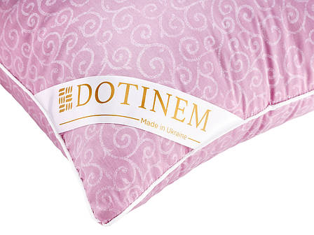 Подушка DOTINEM VALENCIA кульковий холлофайбер 70х70 см чохол сатин (214996-2), фото 2