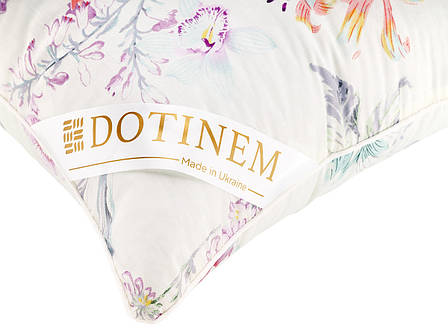 Подушка DOTINEM VALENCIA кульковий холлофайбер 50х70 см чохол сатин (214995-5), фото 3