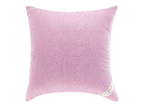 Подушка DOTINEM VALENCIA кульковий холлофайбер 70х70 см чохол сатин (214996-2), фото 1