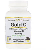 Витамин C, California Gold Nutrition, 1000 мг, 60 капсул