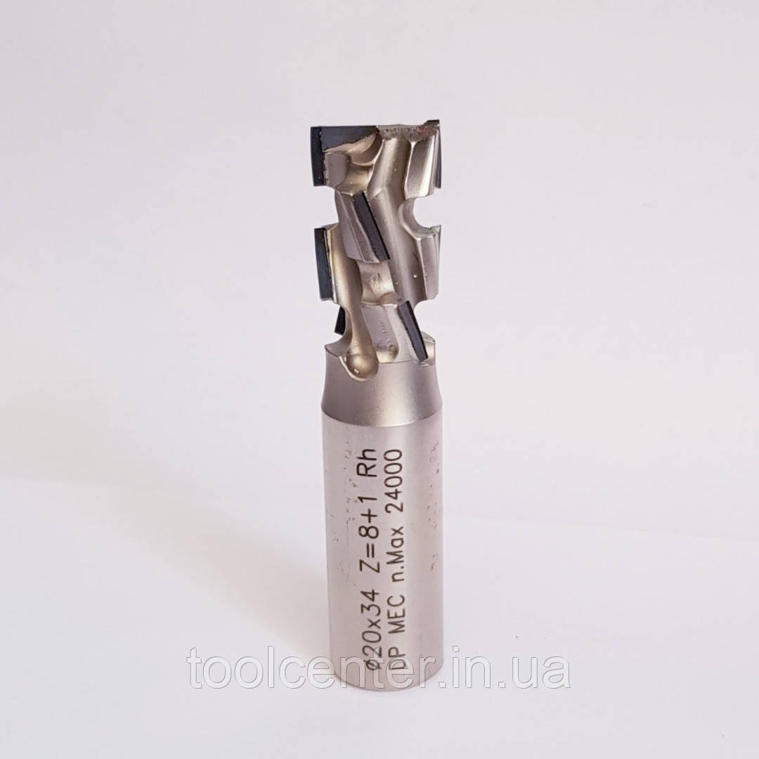 Алмазна фреза Z2+2 DIA D = 20 I = 34 L = 85 S = 20x45 Z = 8 + 1 RH