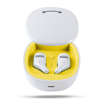 Зарядний бокс Power Bank/Кейс для навушників A2 TWS White, фото 1