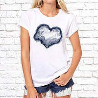 Жіноча футболка з принтом "Серце" Push IT