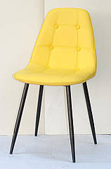 Стілець ALEX BK METAL ЕК ЖОВТИЙ 12