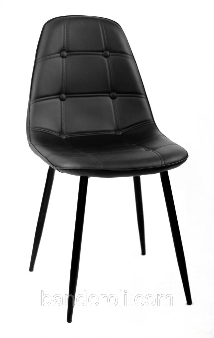 Стілець ALEX BK METAL ЕК ЧОРНИЙ, фото 1