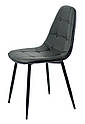 Стілець ALEX BK METAL ЕК ЧОРНИЙ, фото 2