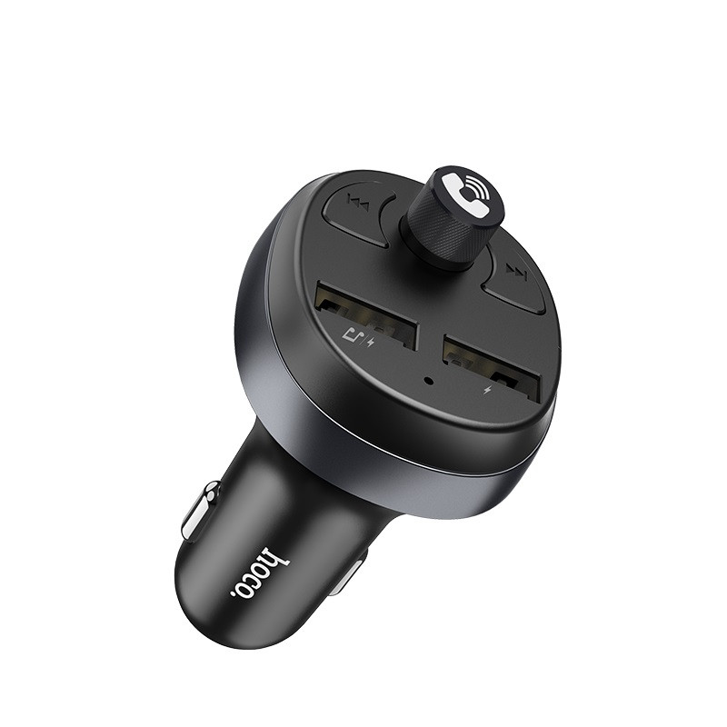 Автомобільний зарядний пристрій + FM трансмітер Hoco E41 Bluetooth Black