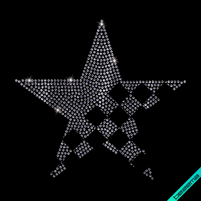 Термоперевод на одязі Зірка (Скло,4мм-зол.)