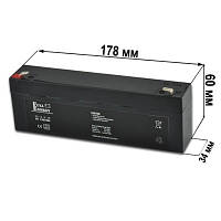 Акумулятор АКБ 12 V 2,2AH